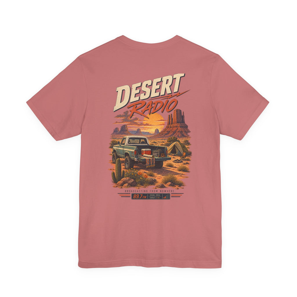 Desert Radio Tee — '89.7 Nowhere FM' Vintage Desert Radio Graphic T-Shirt