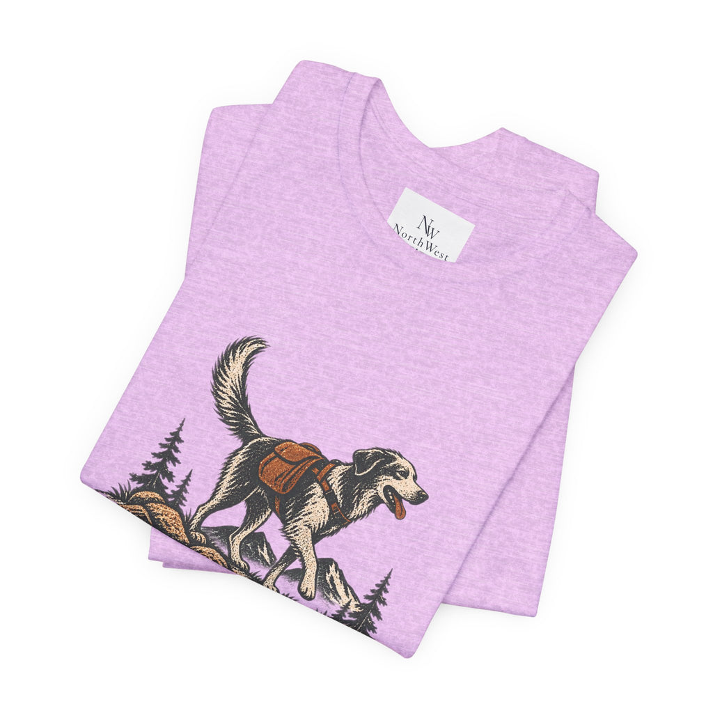 Trail Dog Tee — "Trails Are Better With Dogs" Outdoor Hiking Shirt