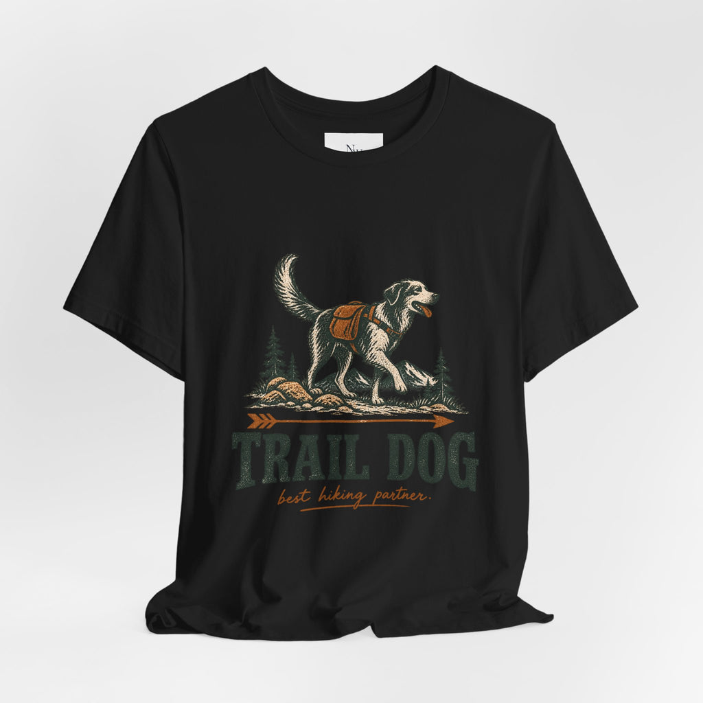 Trail Dog Tee — "Trails Are Better With Dogs" Outdoor Hiking Shirt