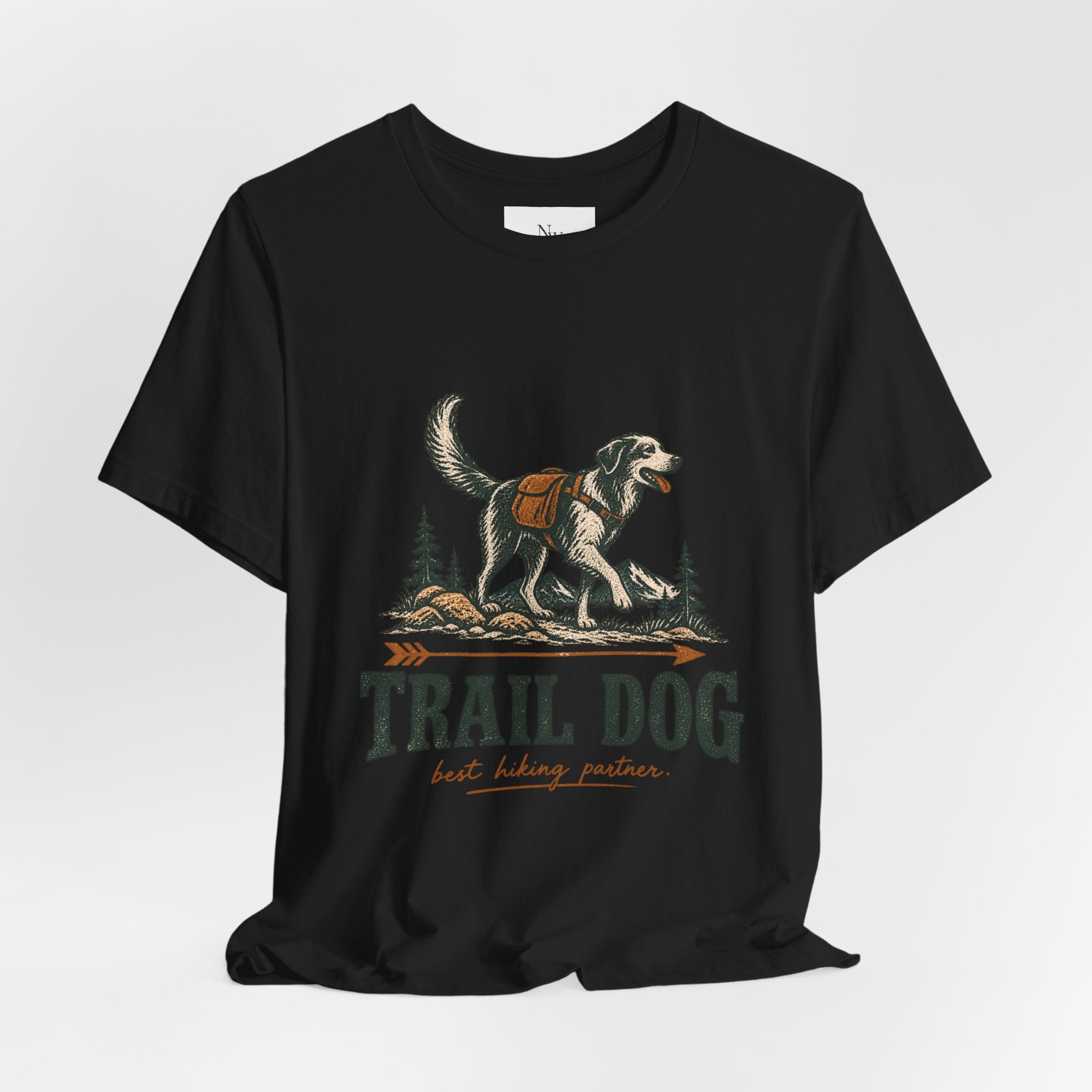 Trail Dog Tee — "Trails Are Better With Dogs" Outdoor Hiking Shirt