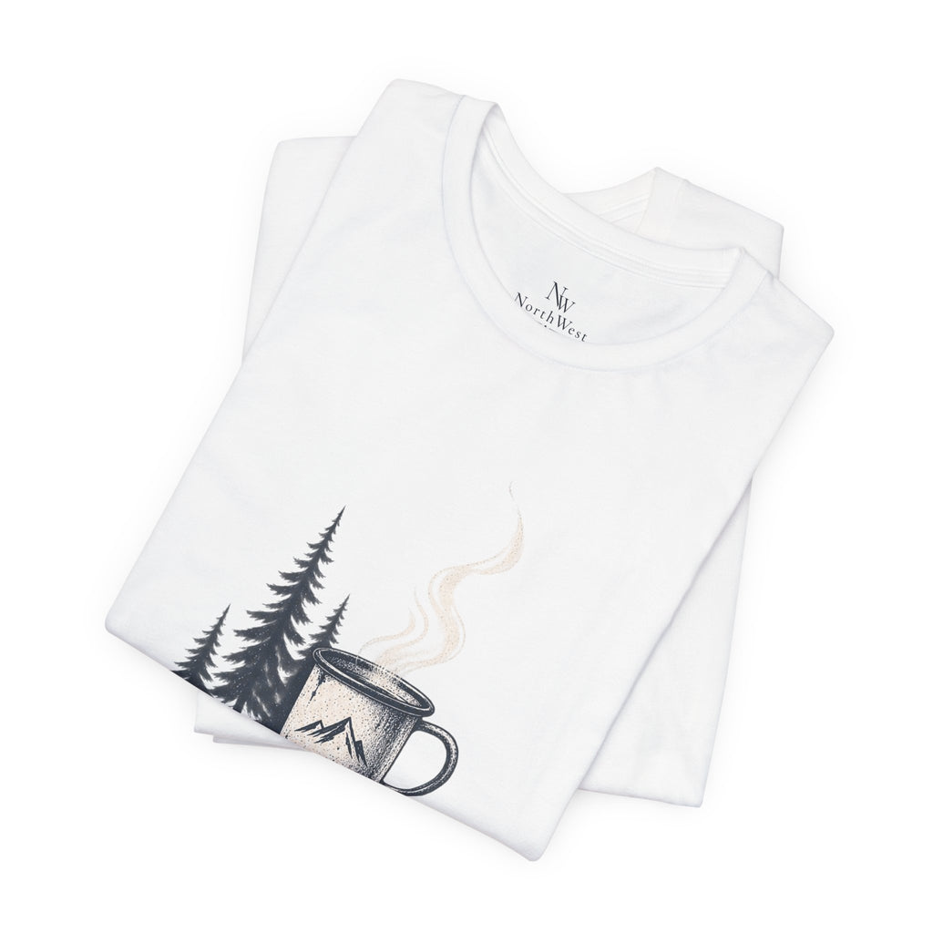 5:42 AM Camping T‑Shirt — "Before Everyone Else" Morning Coffee & Mountain Tee