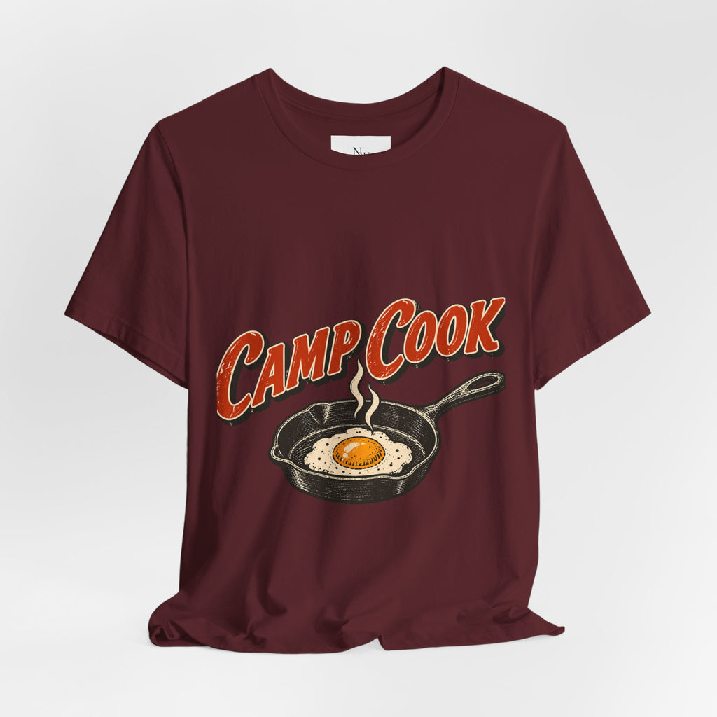Camp Cook T‑Shirt — “Breakfast Tastes Better Outside” Camping Tee