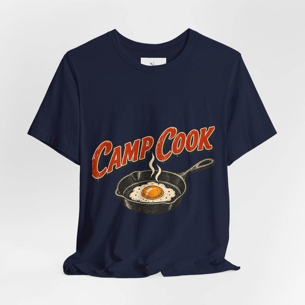 Camp Cook T‑Shirt — “Breakfast Tastes Better Outside” Camping Tee