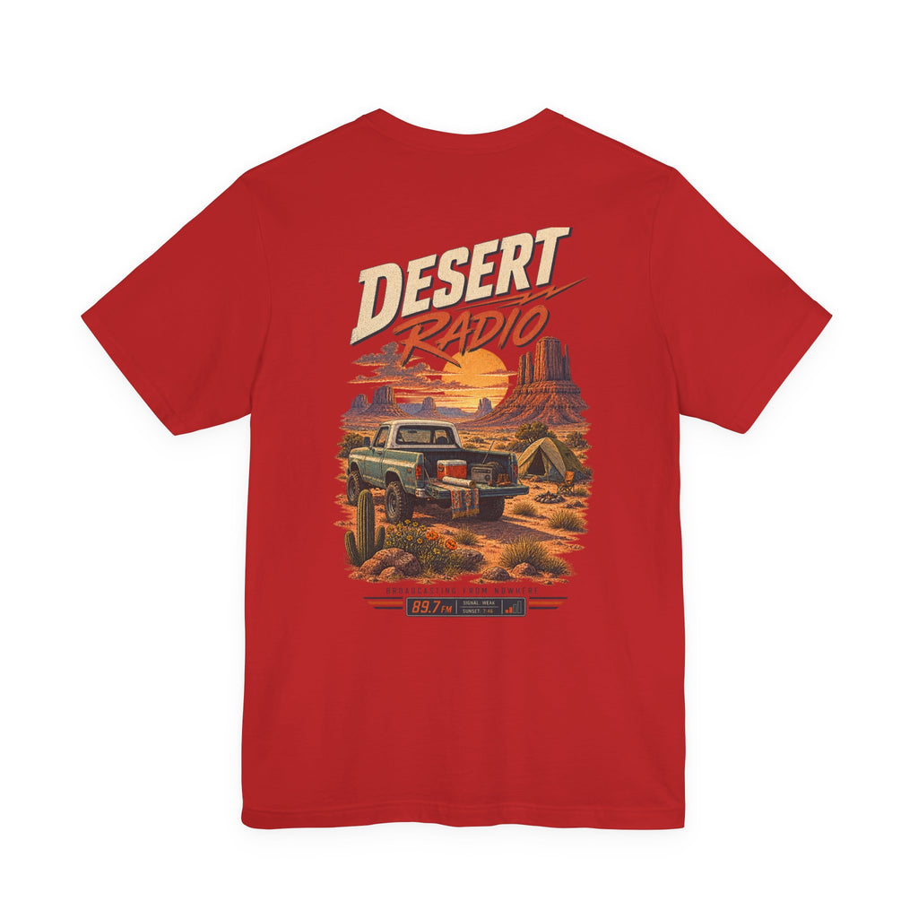 Desert Radio Tee — '89.7 Nowhere FM' Vintage Desert Radio Graphic T-Shirt
