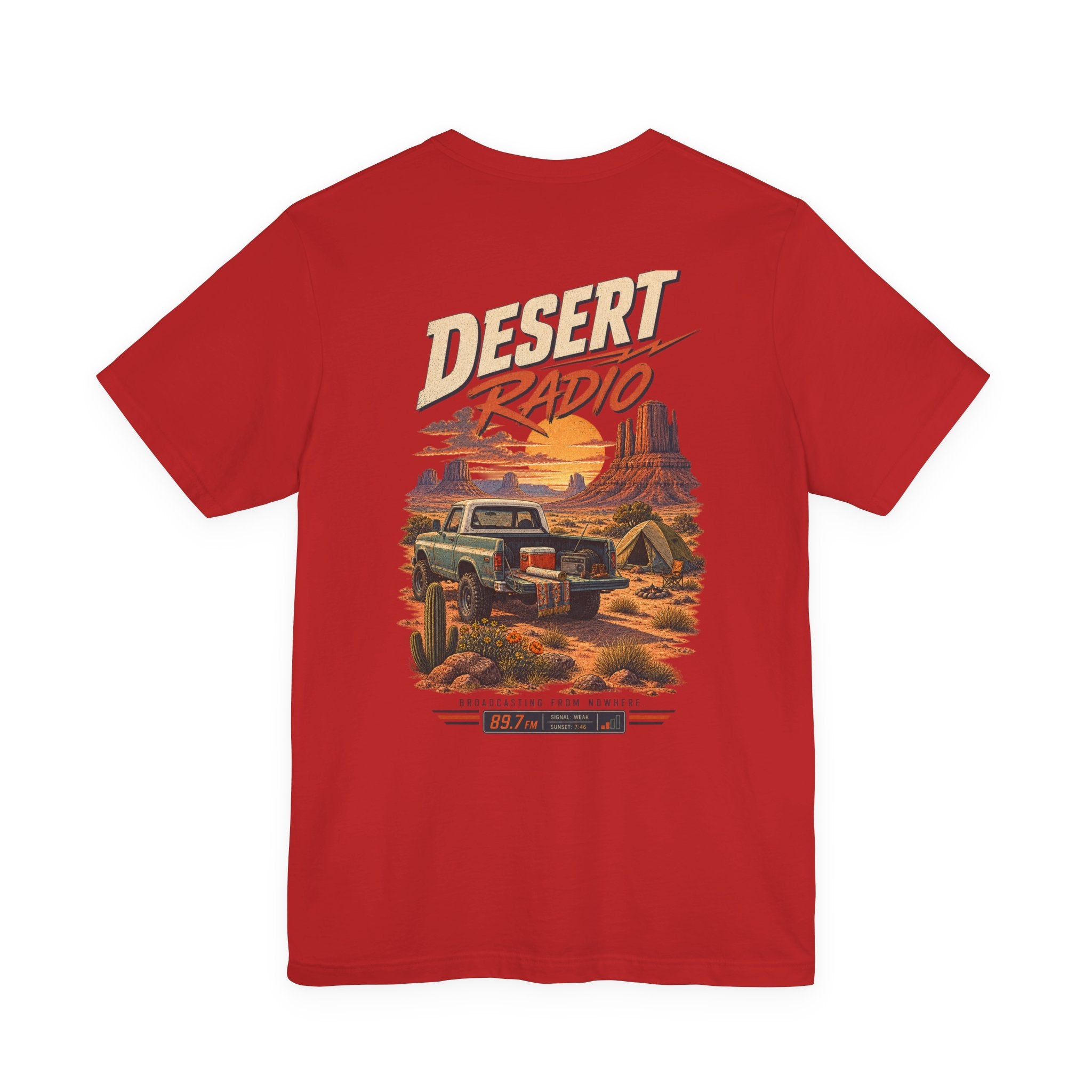 Desert Radio Tee — '89.7 Nowhere FM' Vintage Desert Radio Graphic T-Shirt