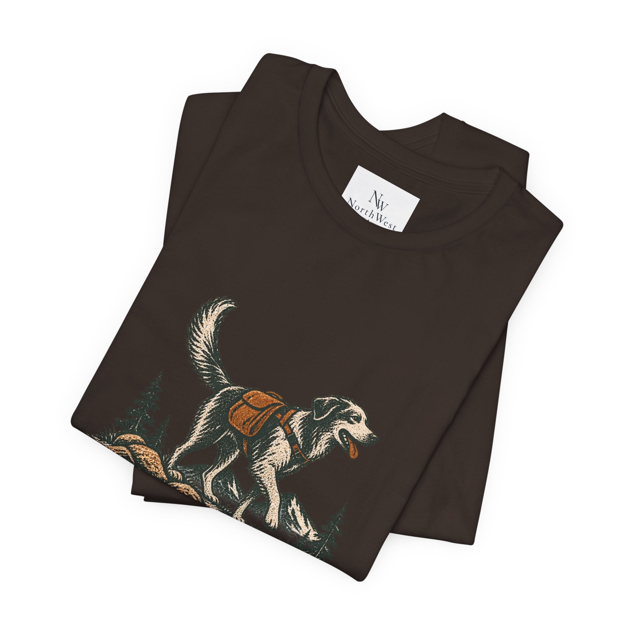 Trail Dog Tee — "Trails Are Better With Dogs" Outdoor Hiking Shirt