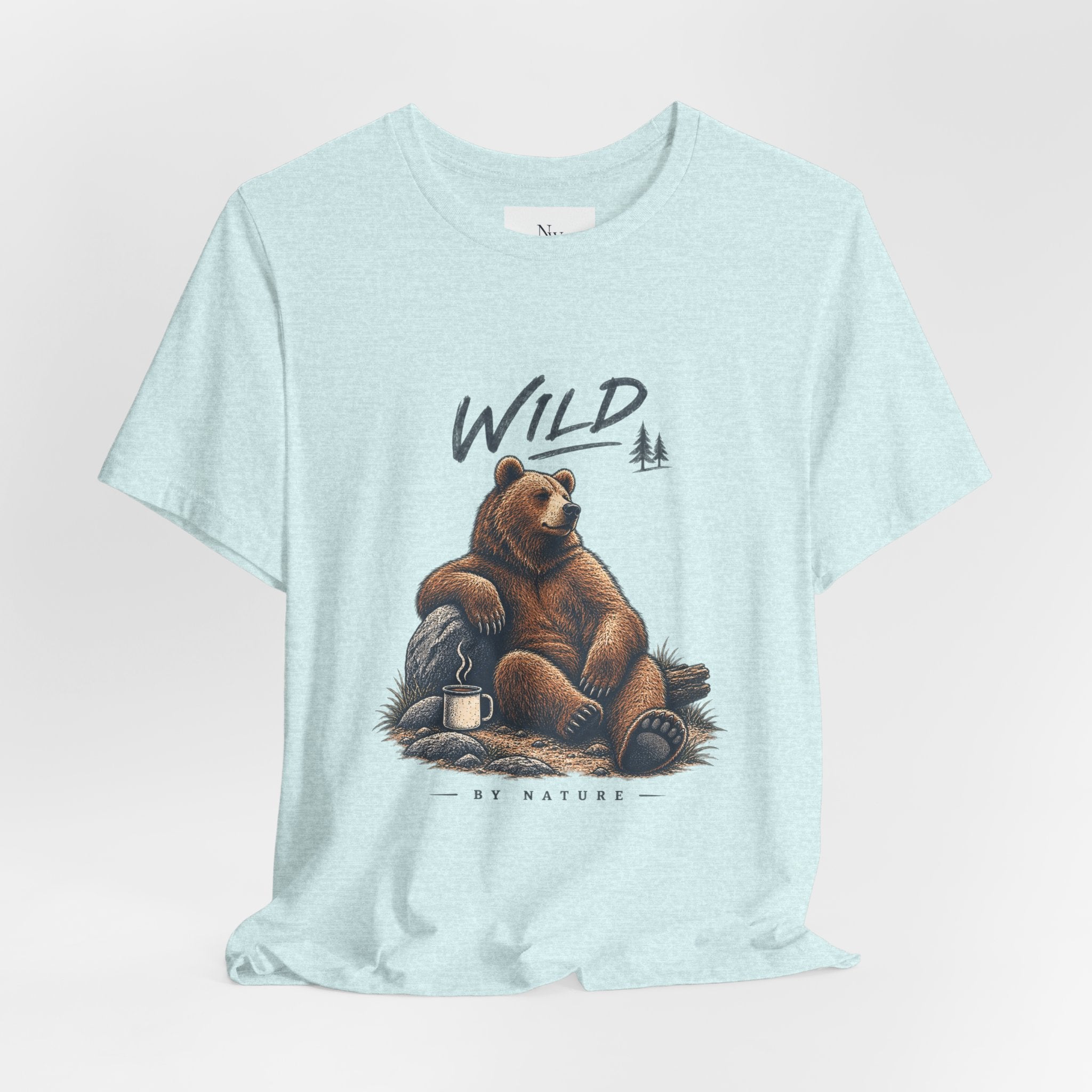 Wild at Heart Bear T-Shirt — Outdoor Nature Graphic Tee