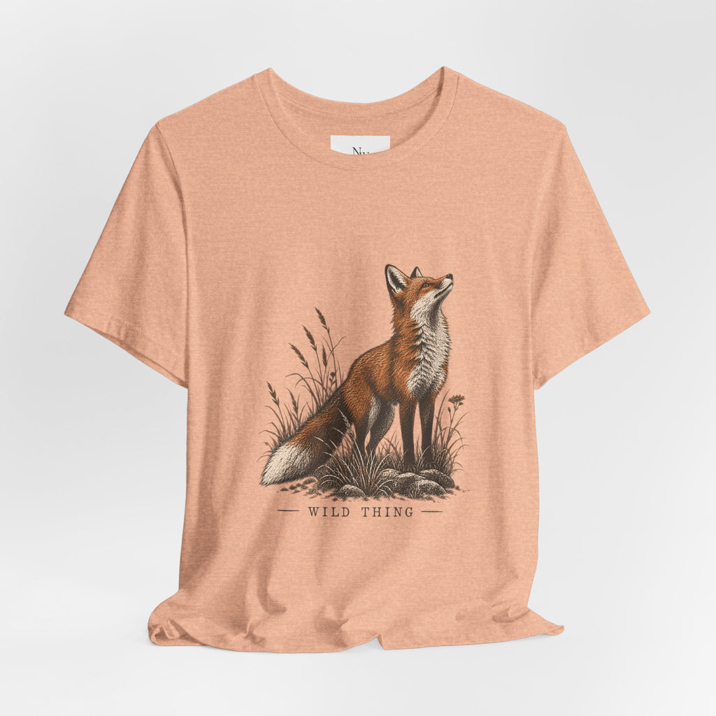 Wild Things Fox Tee — Woodland Nature Graphic T-Shirt