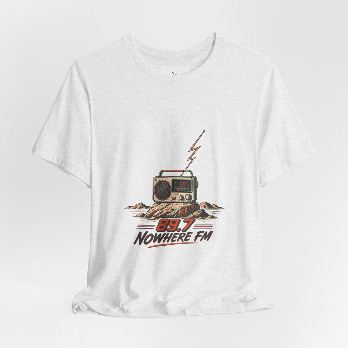 Desert Radio Tee — '89.7 Nowhere FM' Vintage Desert Radio Graphic T-Shirt