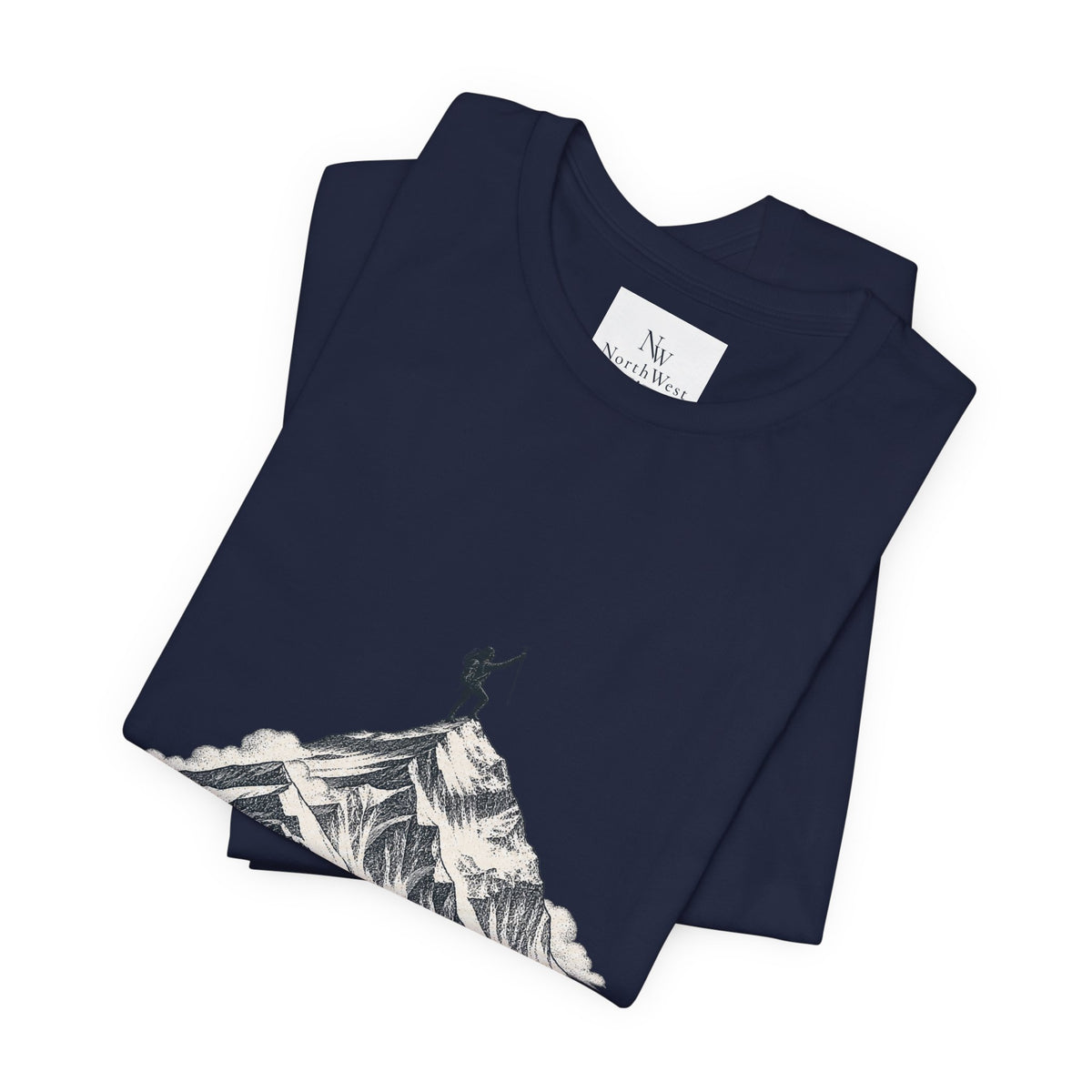 Everest Climber Tee — "She Made It" Mountain Summit Shirt (8848.86m)