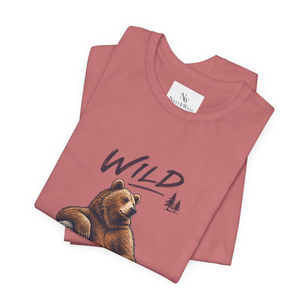 Wild at Heart Bear T-Shirt — Outdoor Nature Graphic Tee