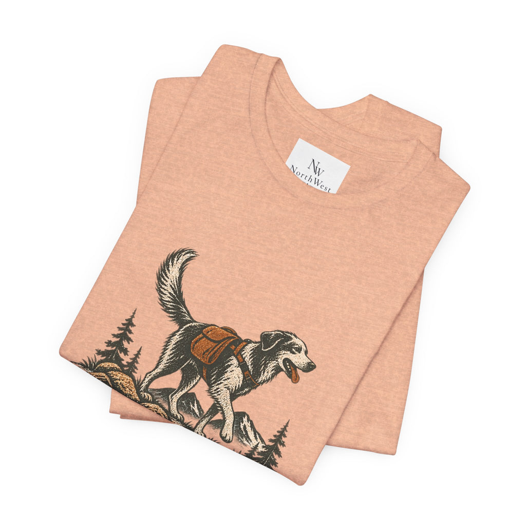 Trail Dog Tee — "Trails Are Better With Dogs" Outdoor Hiking Shirt