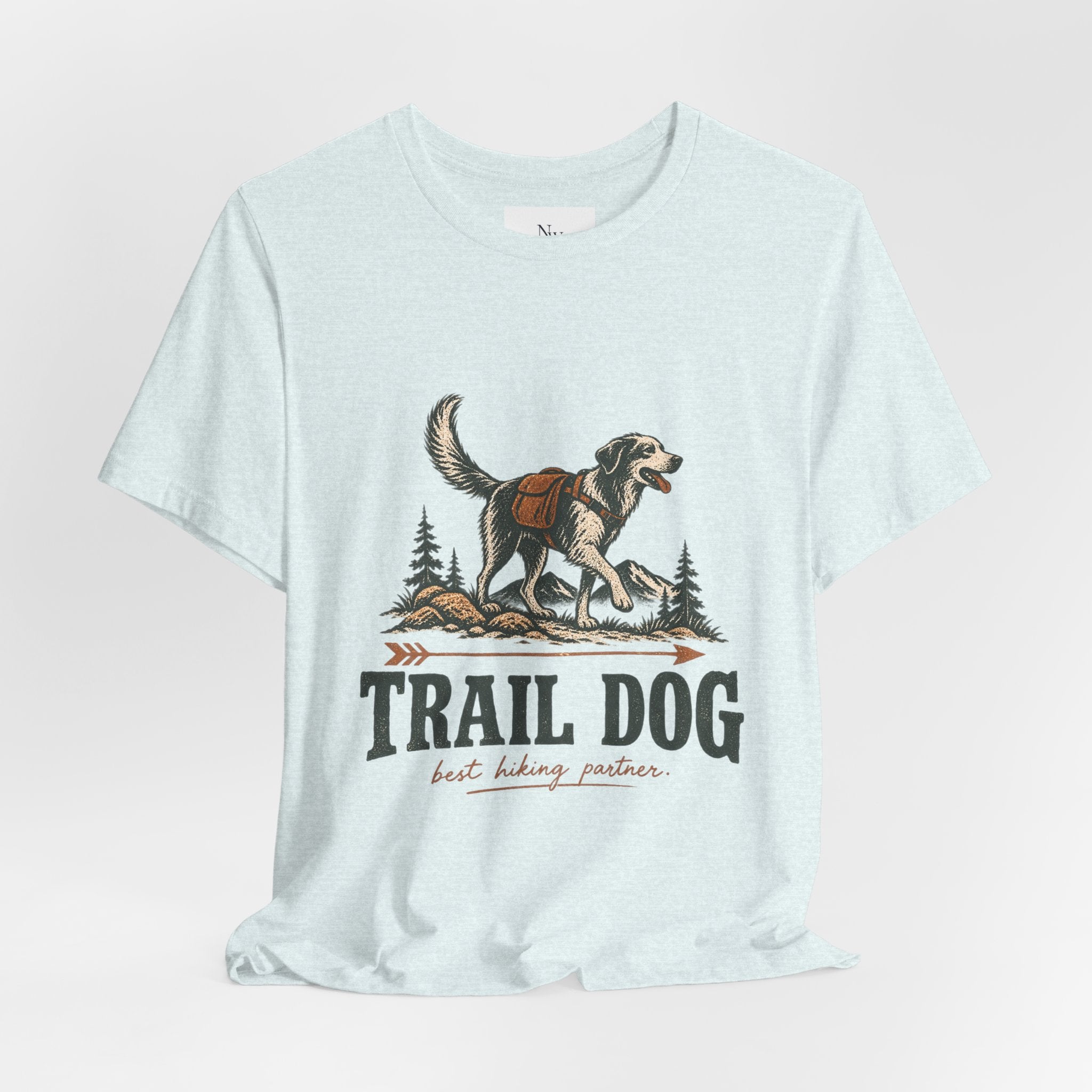 Trail Dog Tee — "Trails Are Better With Dogs" Outdoor Hiking Shirt