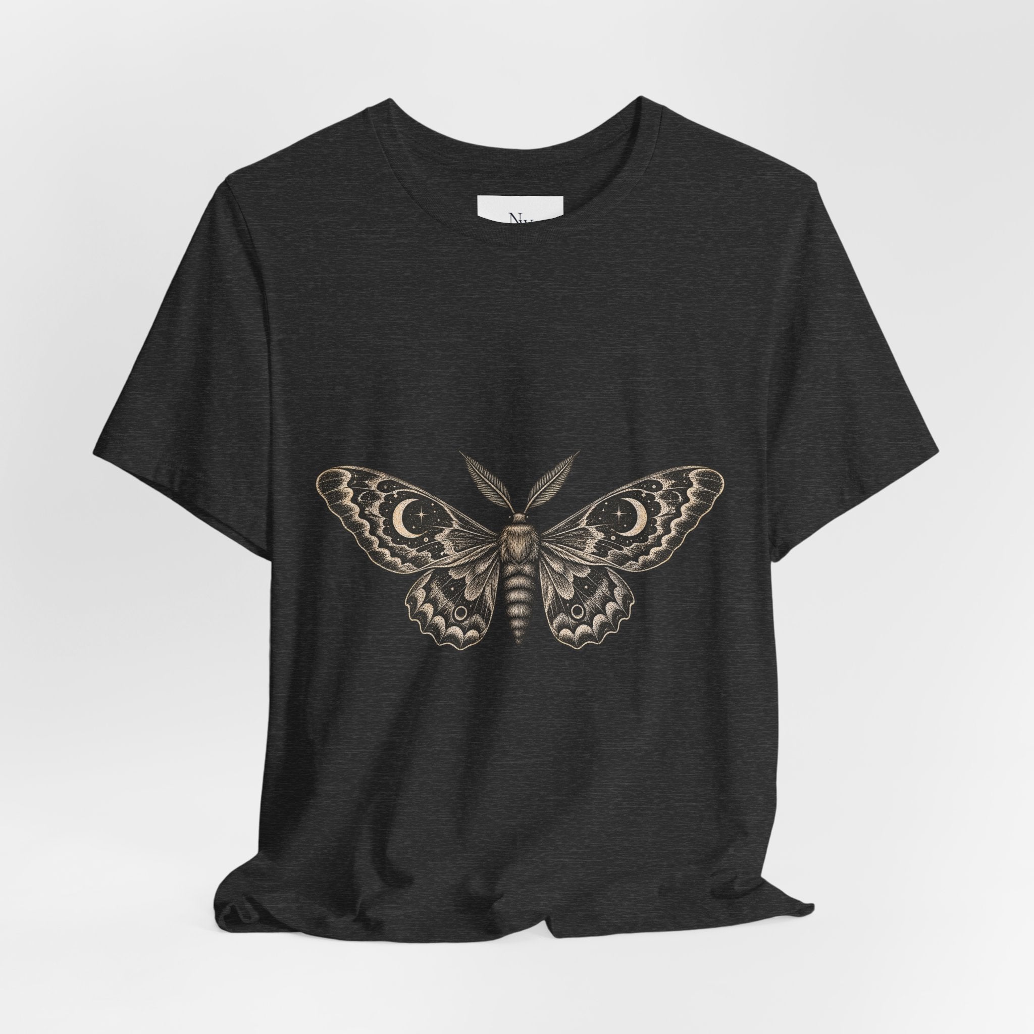 Meet Me After Sunset Tee — Vintage Moth & Moon Graphic T-Shirt