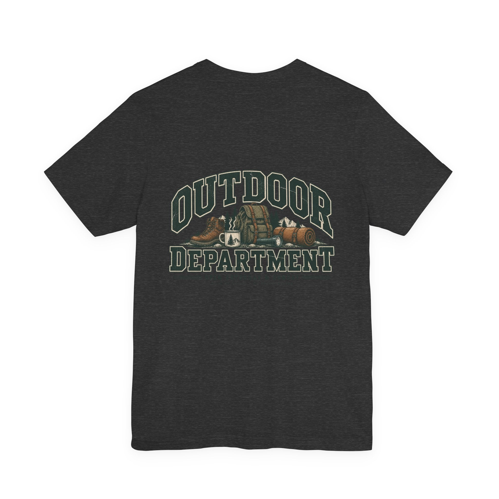 Outdoor Dept. Graphic Tee — Adventure Camping T-Shirt