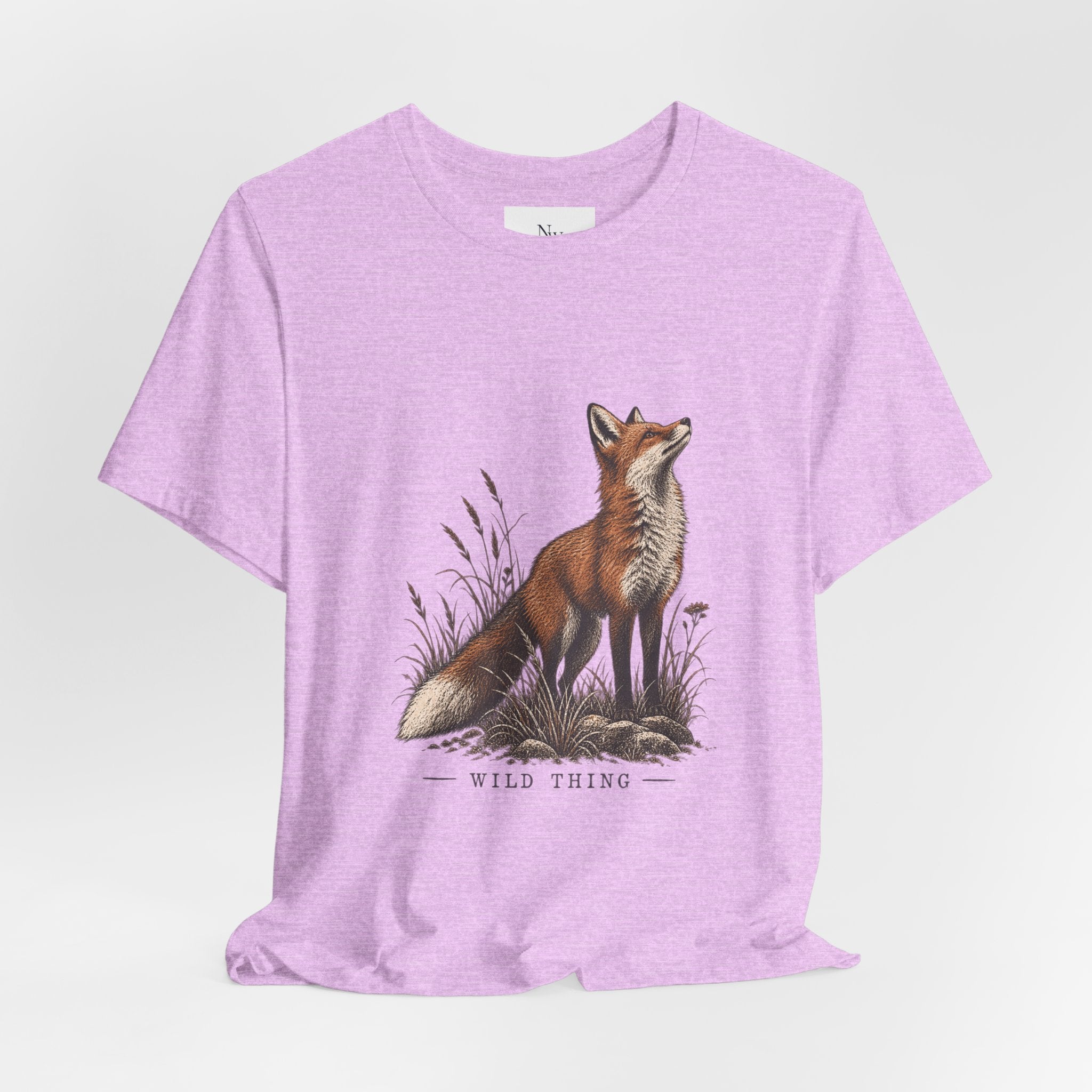 Wild Things Fox Tee — Woodland Nature Graphic T-Shirt