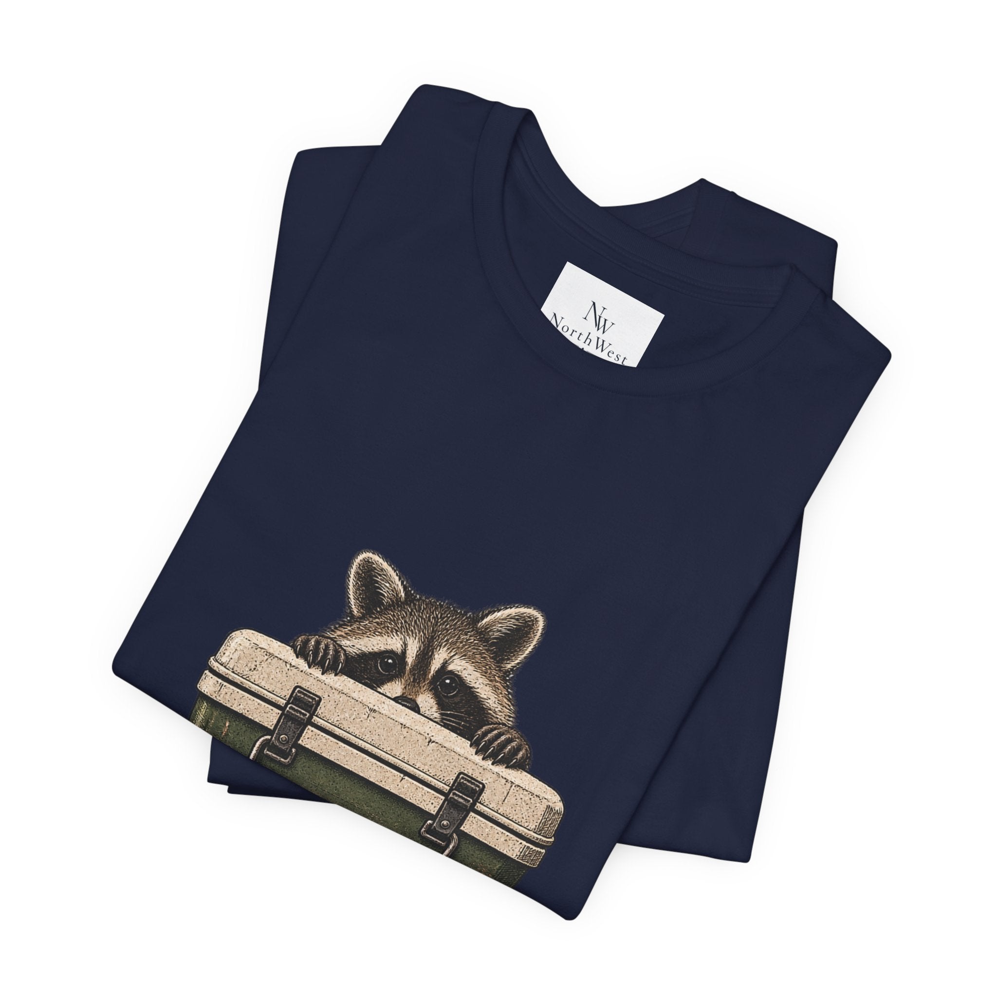Local Wildlife Raccoon Camping Tee