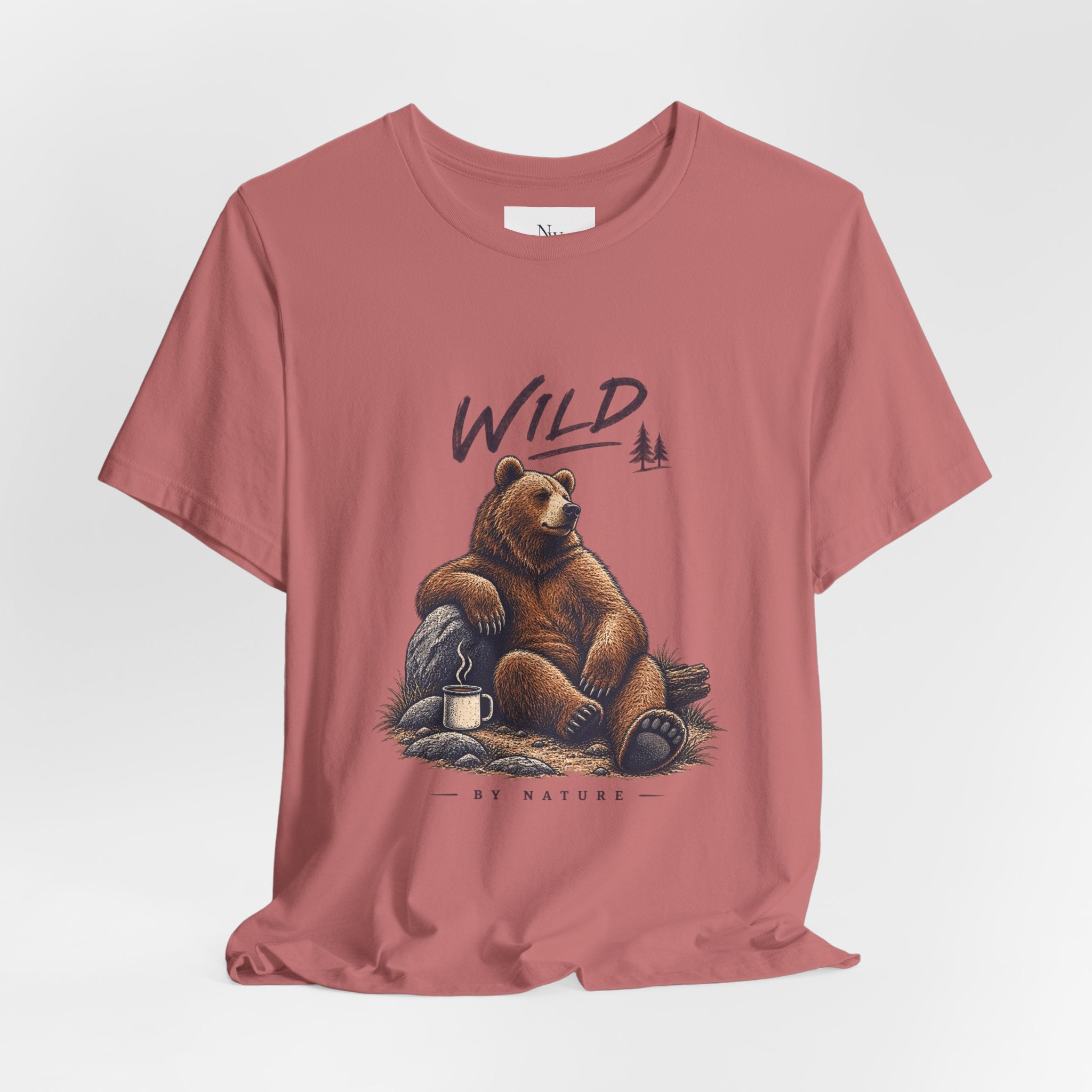 Wild at Heart Bear T-Shirt — Outdoor Nature Graphic Tee
