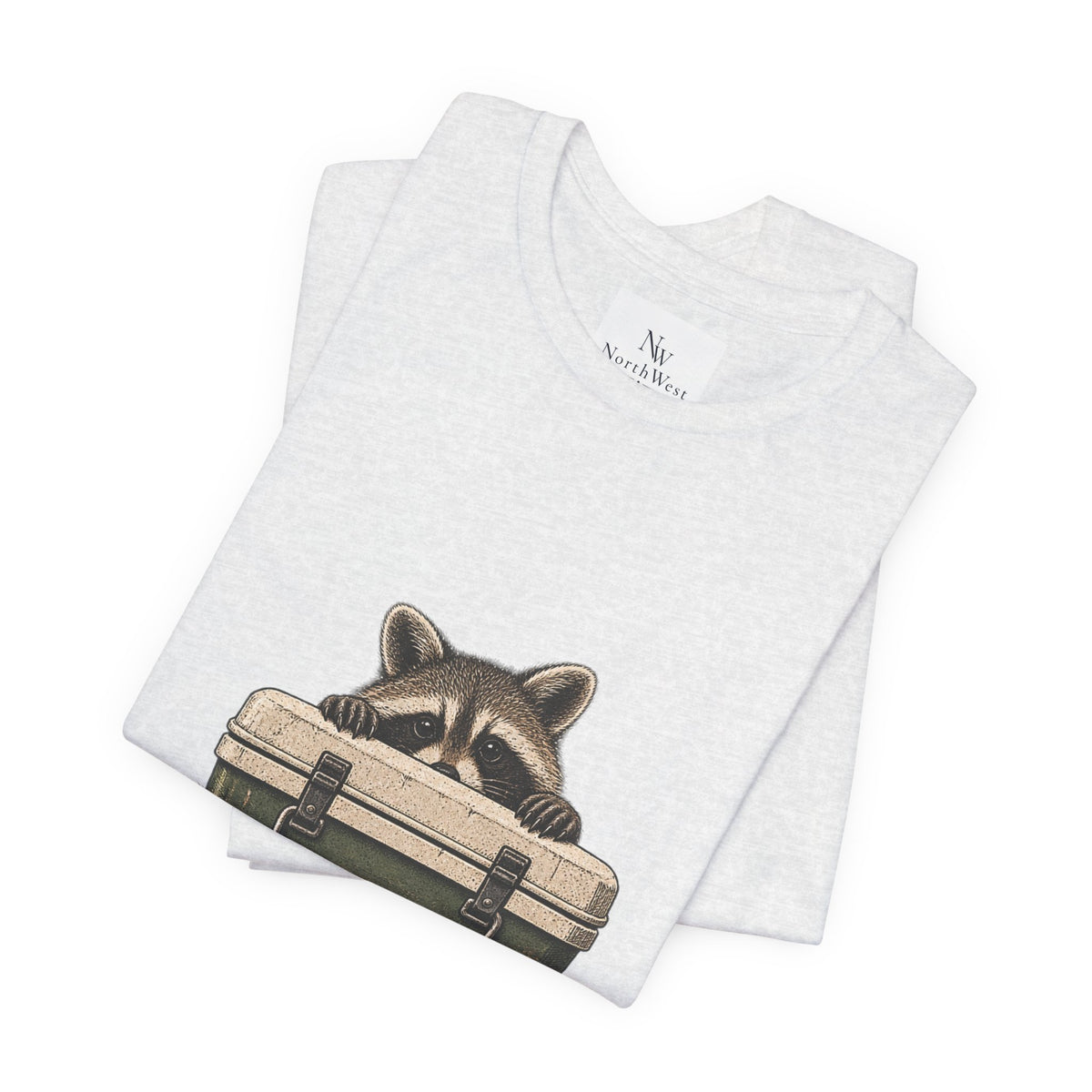 Local Wildlife Raccoon Camping Tee