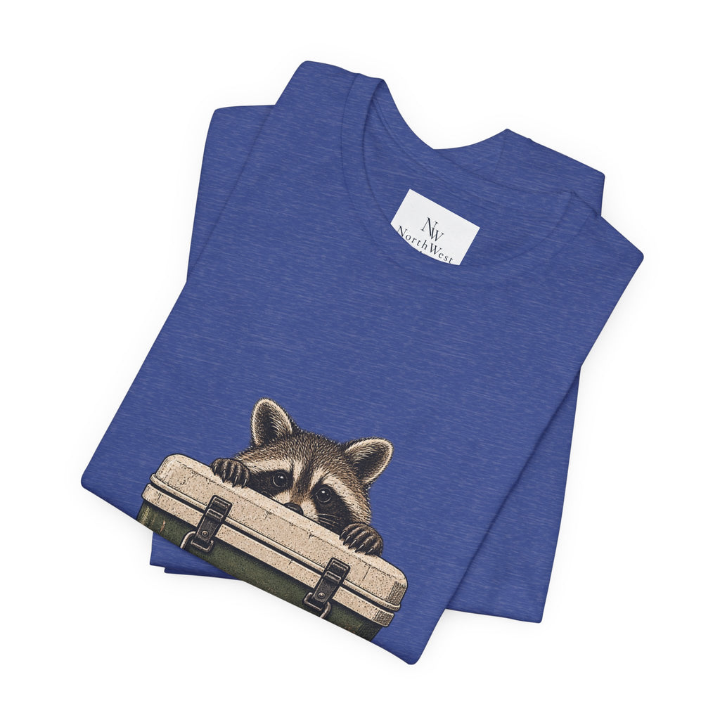 Local Wildlife Raccoon Camping Tee