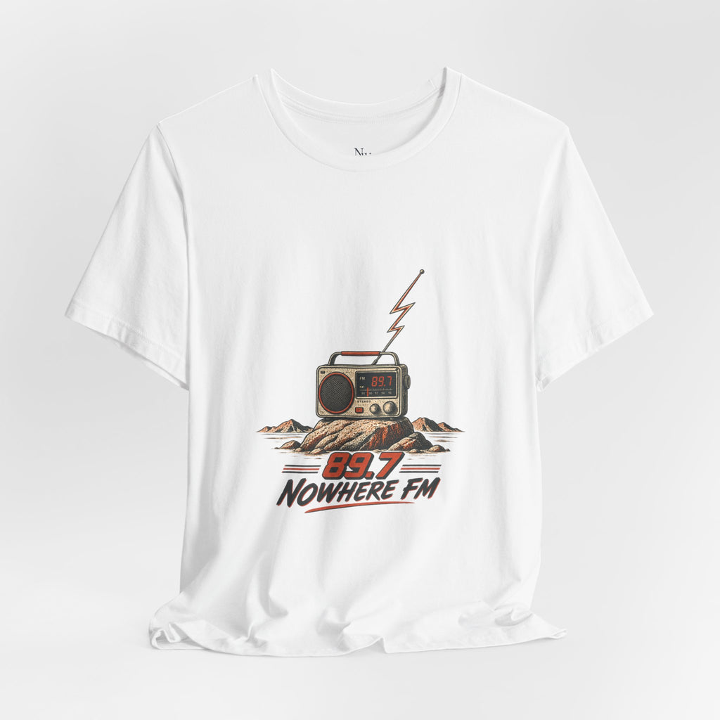 Desert Radio Tee — '89.7 Nowhere FM' Vintage Desert Radio Graphic T-Shirt