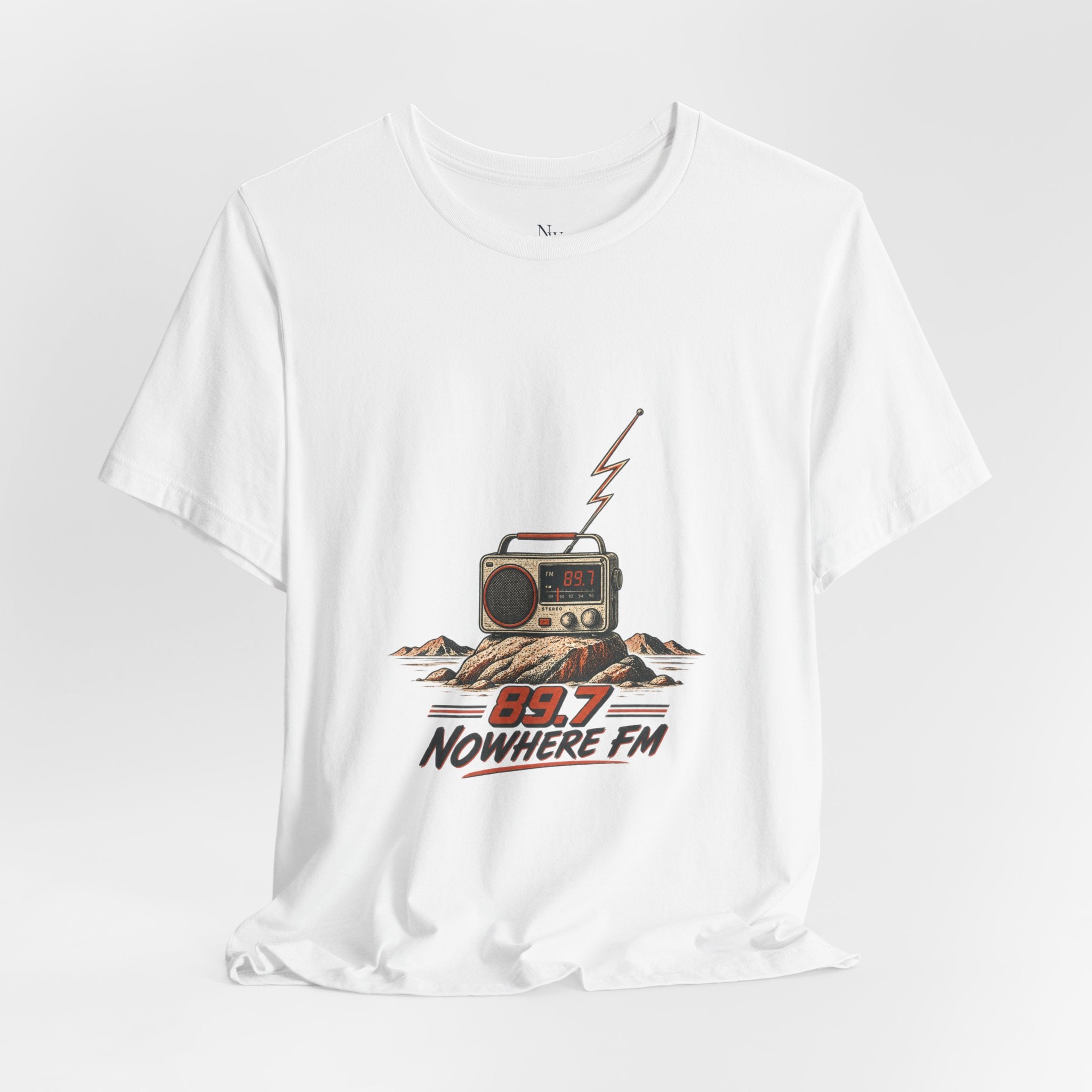 Desert Radio Tee — '89.7 Nowhere FM' Vintage Desert Radio Graphic T-Shirt