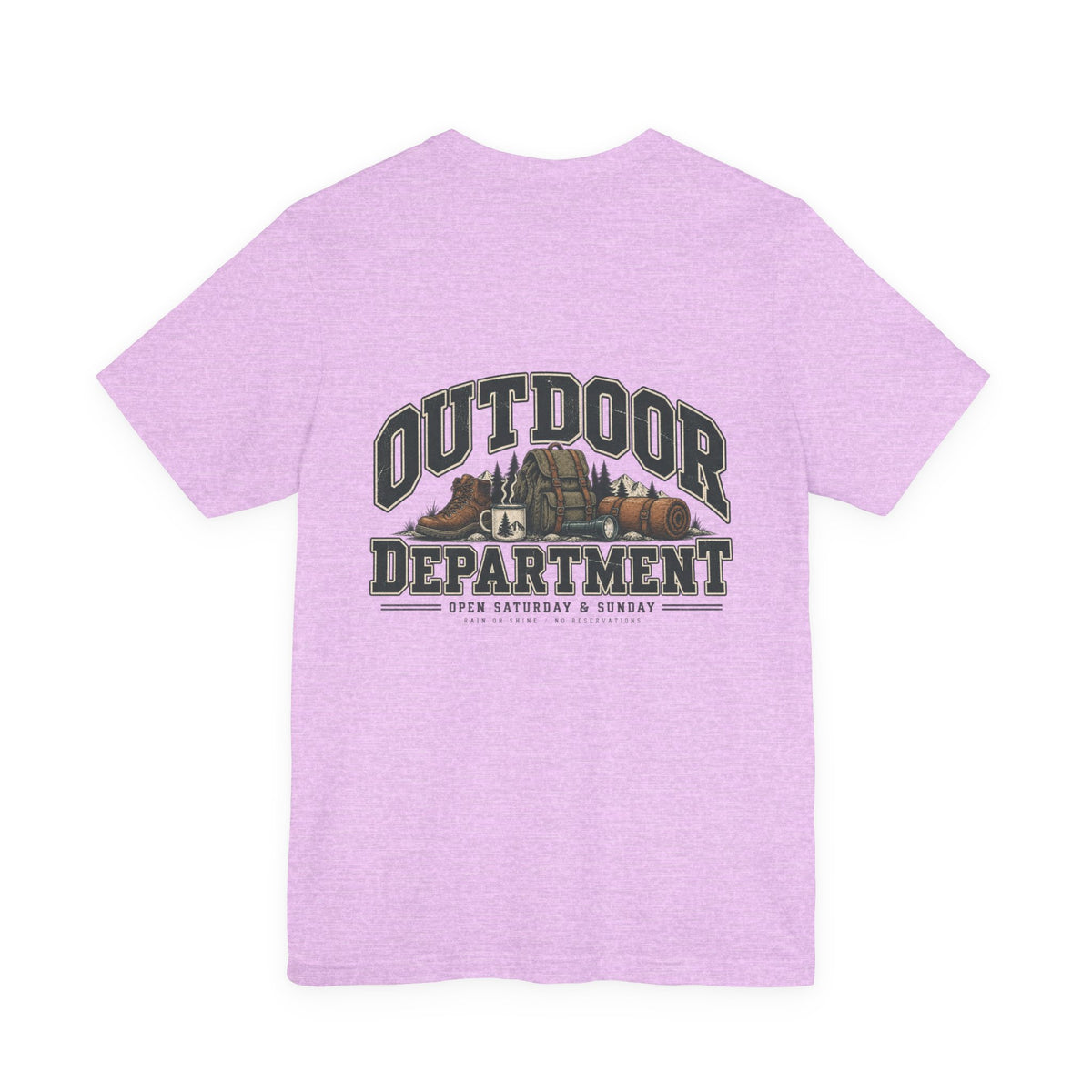 Outdoor Dept. Graphic Tee — Adventure Camping T-Shirt