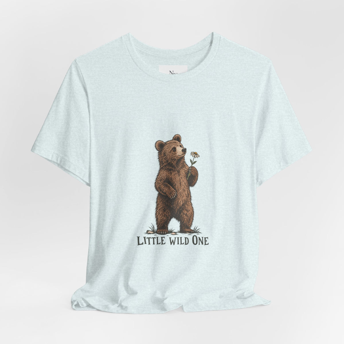 Little Wild One Bear Tee — Born A Little Wild Graphic T-Shirt