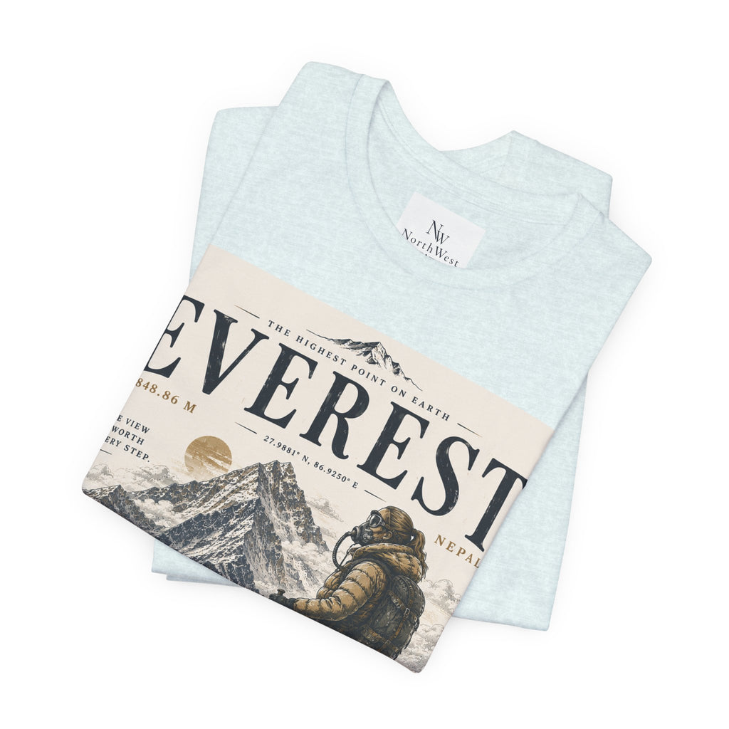 Everest Adventure Tee — Mountain Climber Vintage Graphic T‑Shirt