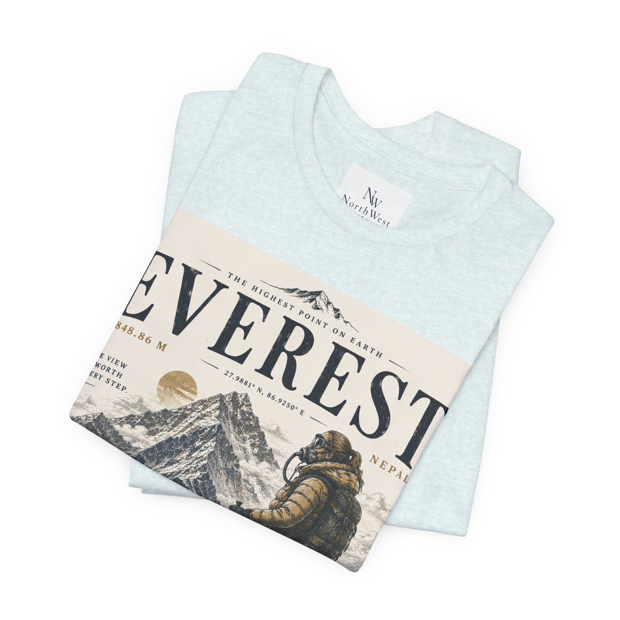 Everest Adventure Tee — Mountain Climber Vintage Graphic T‑Shirt