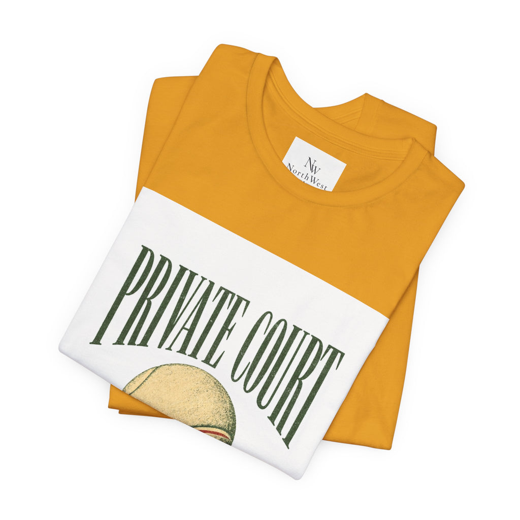 Private Court Tennis Tee — "After Four" Vintage Tennis Graphic T‑Shirt