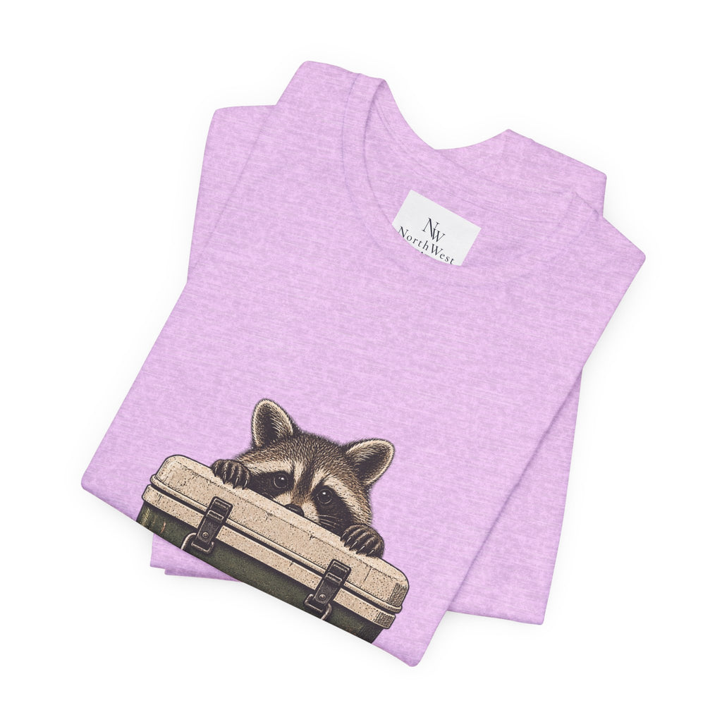 Local Wildlife Raccoon Camping Tee