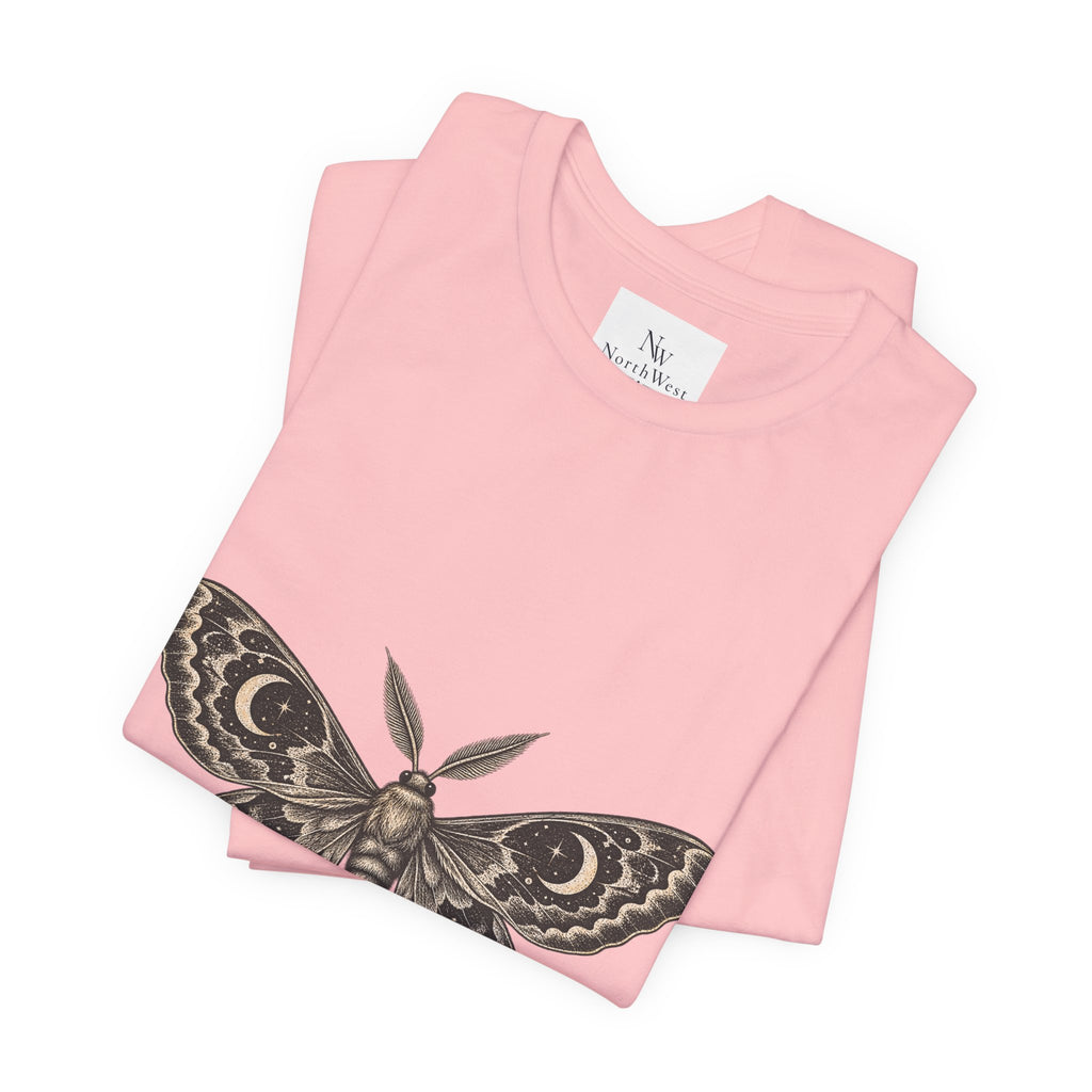 Meet Me After Sunset Tee — Vintage Moth & Moon Graphic T-Shirt