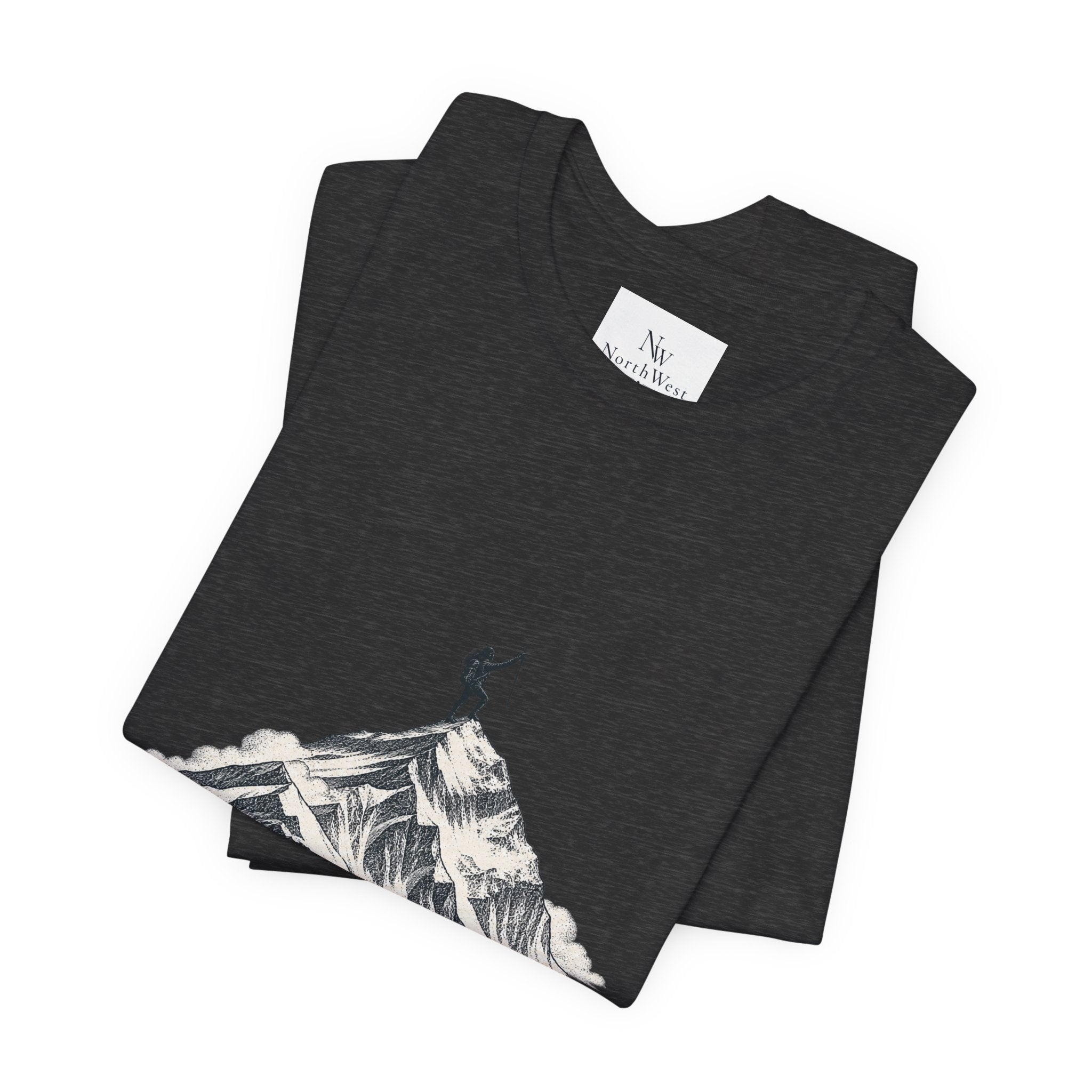 Everest Climber Tee — "She Made It" Mountain Summit Shirt (8848.86m)
