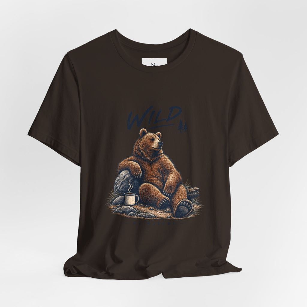 Wild at Heart Bear T-Shirt — Outdoor Nature Graphic Tee