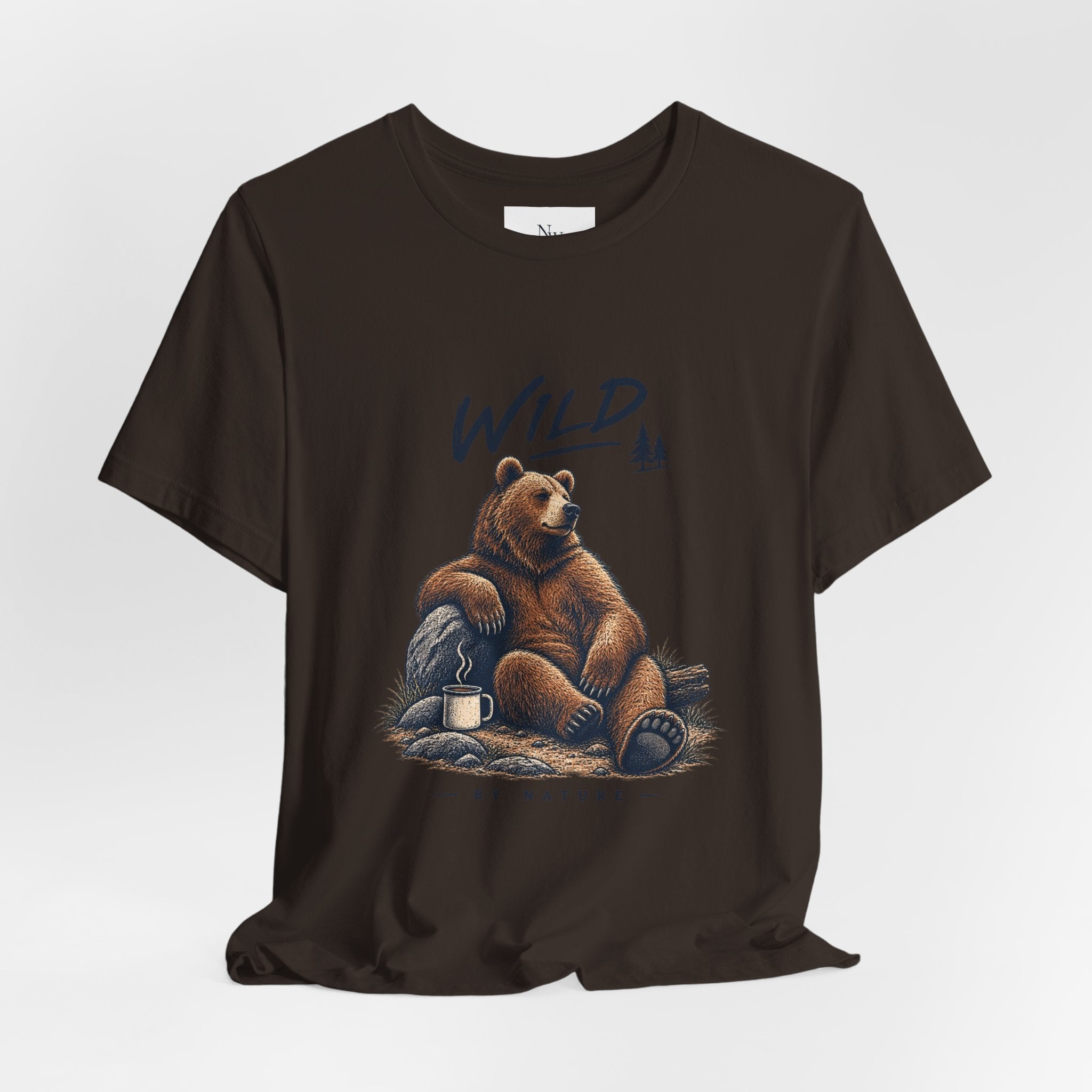 Wild at Heart Bear T-Shirt — Outdoor Nature Graphic Tee