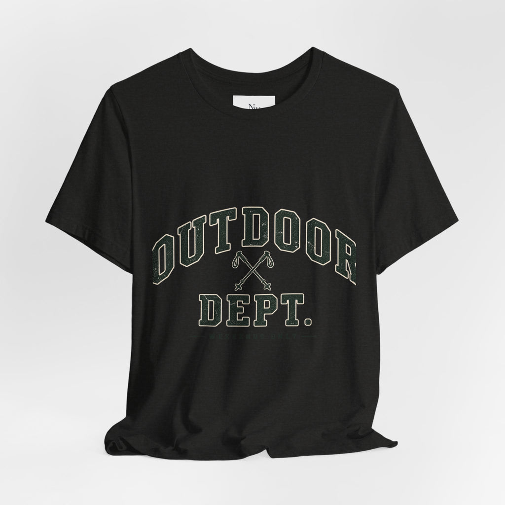 Outdoor Dept. Graphic Tee — Adventure Camping T-Shirt