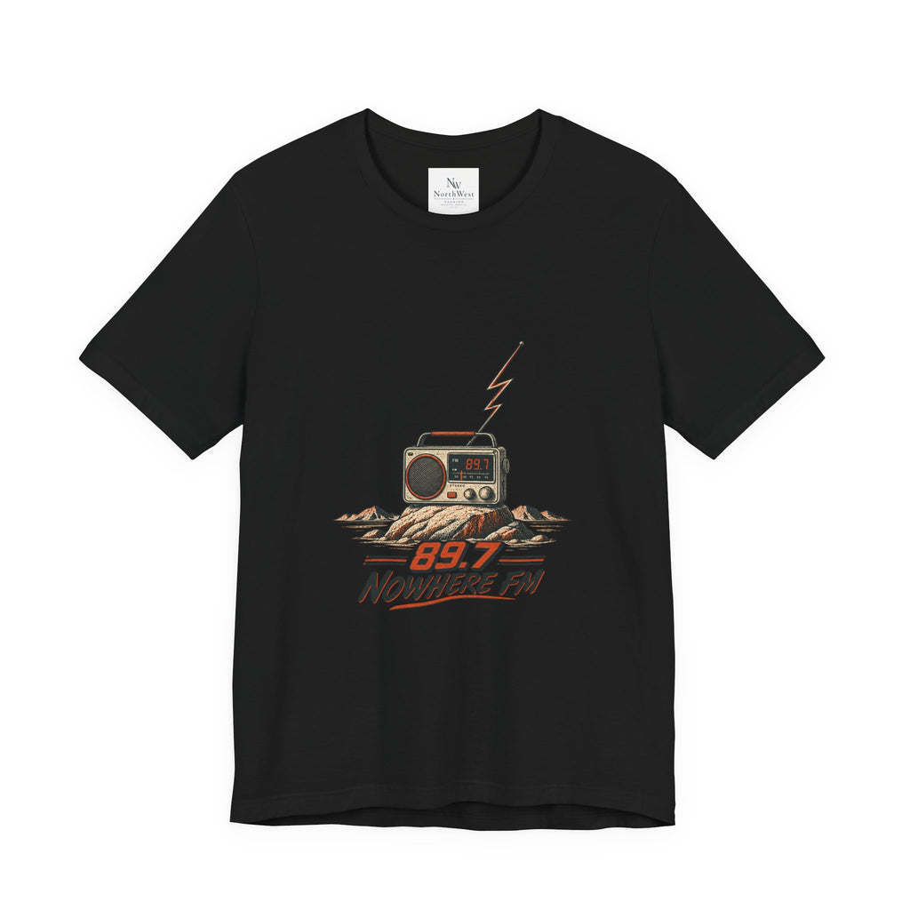 Desert Radio Tee — '89.7 Nowhere FM' Vintage Desert Radio Graphic T-Shirt
