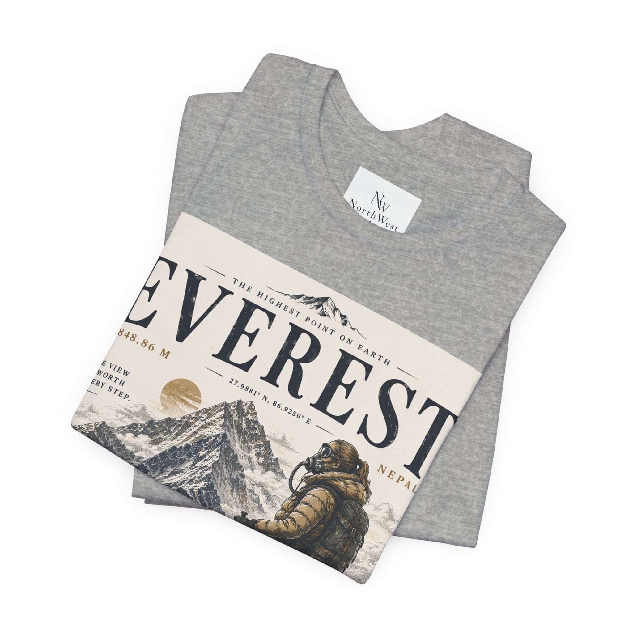 Everest Adventure Tee — Mountain Climber Vintage Graphic T‑Shirt