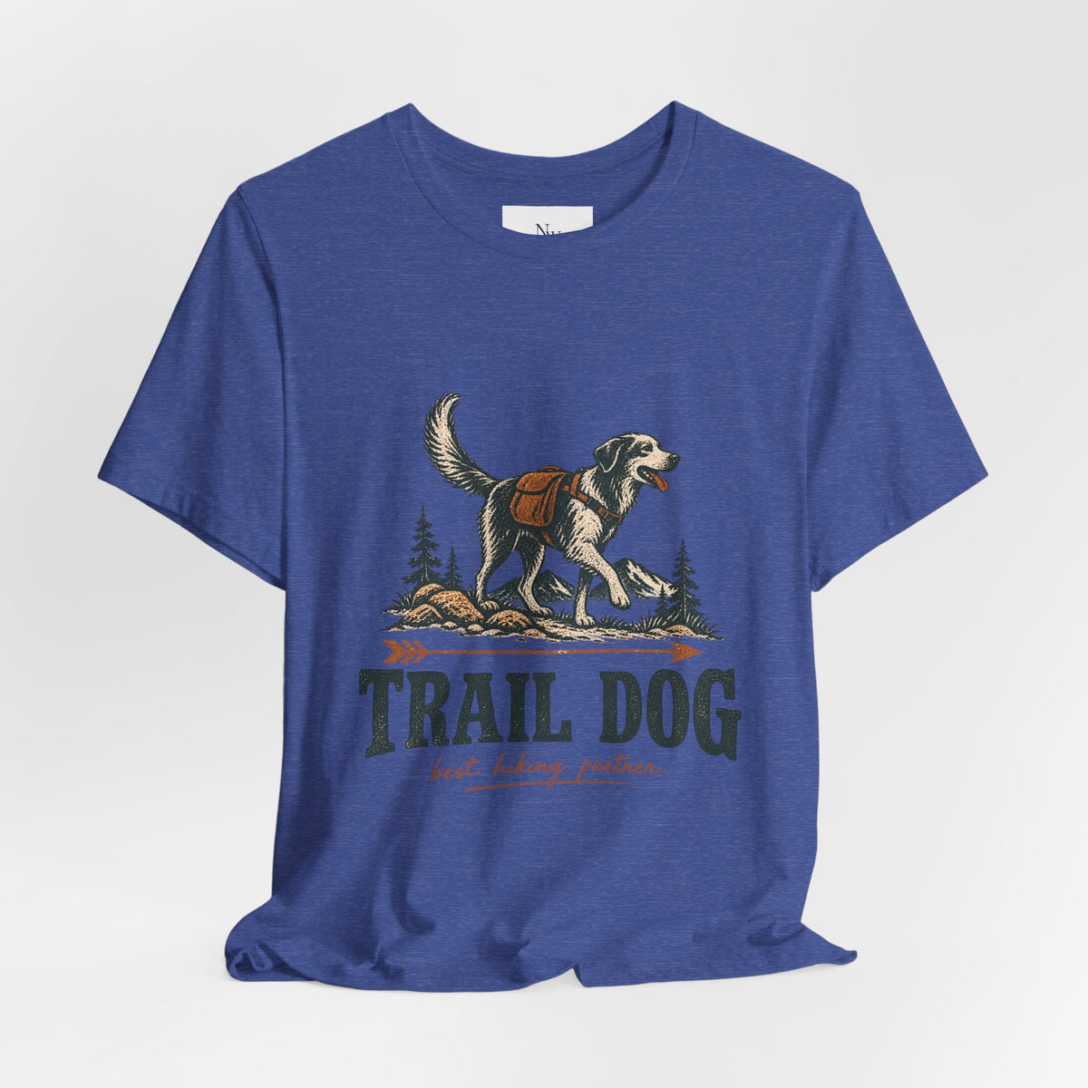 Trail Dog Tee — "Trails Are Better With Dogs" Outdoor Hiking Shirt
