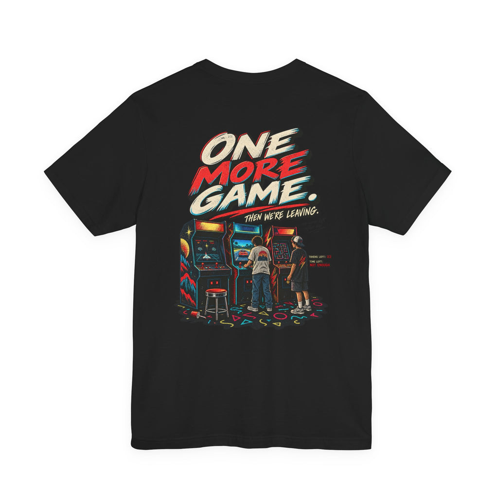 Insert Coin Arcade T‑Shirt — "One More Game" Retro Gaming Tee