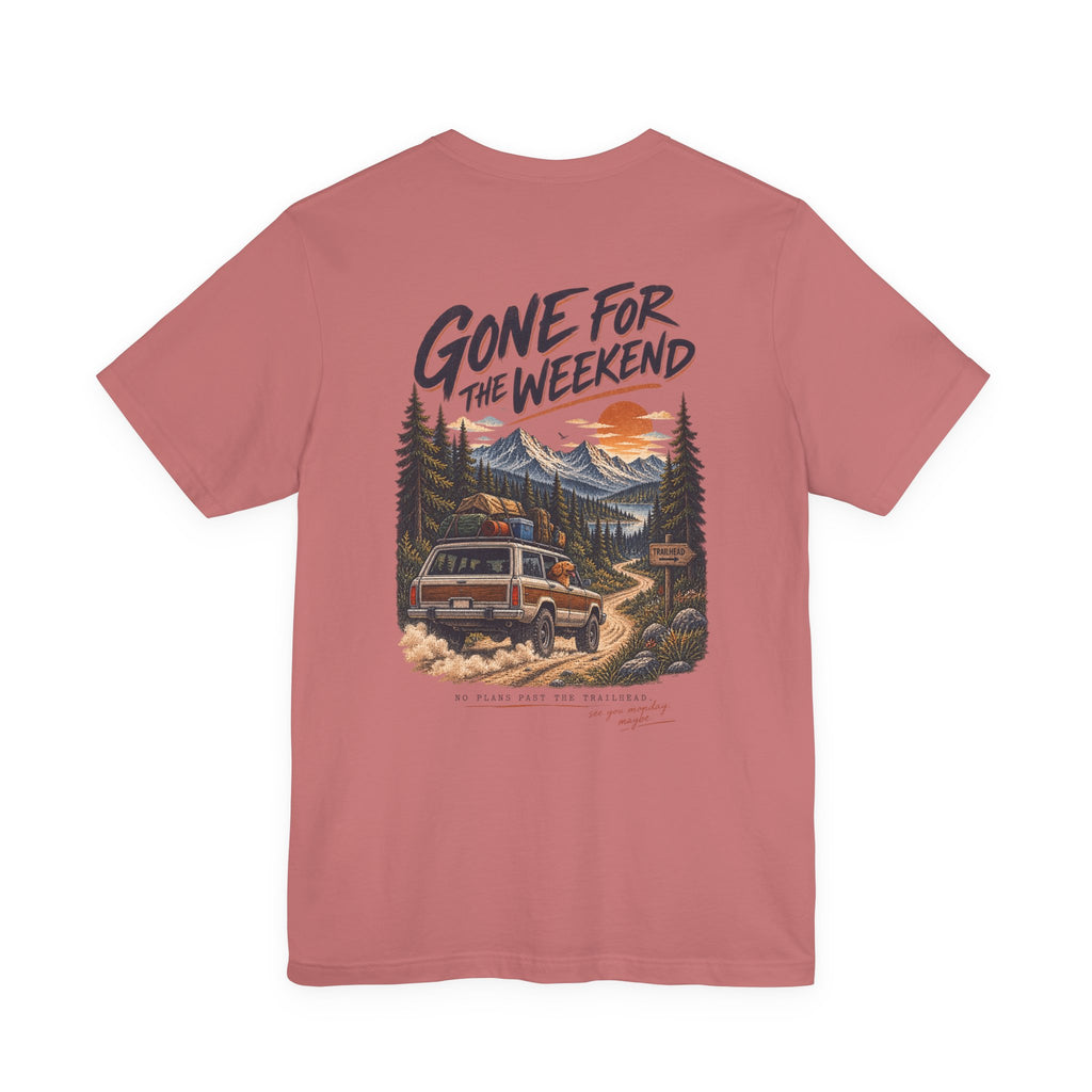 Adventure Tee — "Gone for the Weekend" Off‑Road Van Graphic T‑Shirt