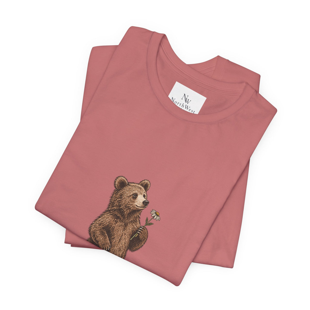 Little Wild One Bear Tee — Born A Little Wild Graphic T-Shirt