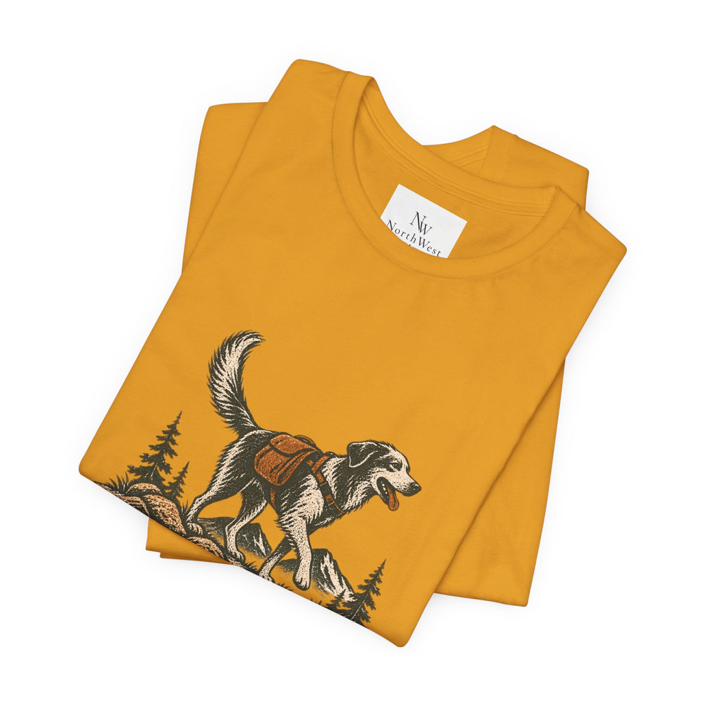 Trail Dog Tee — "Trails Are Better With Dogs" Outdoor Hiking Shirt