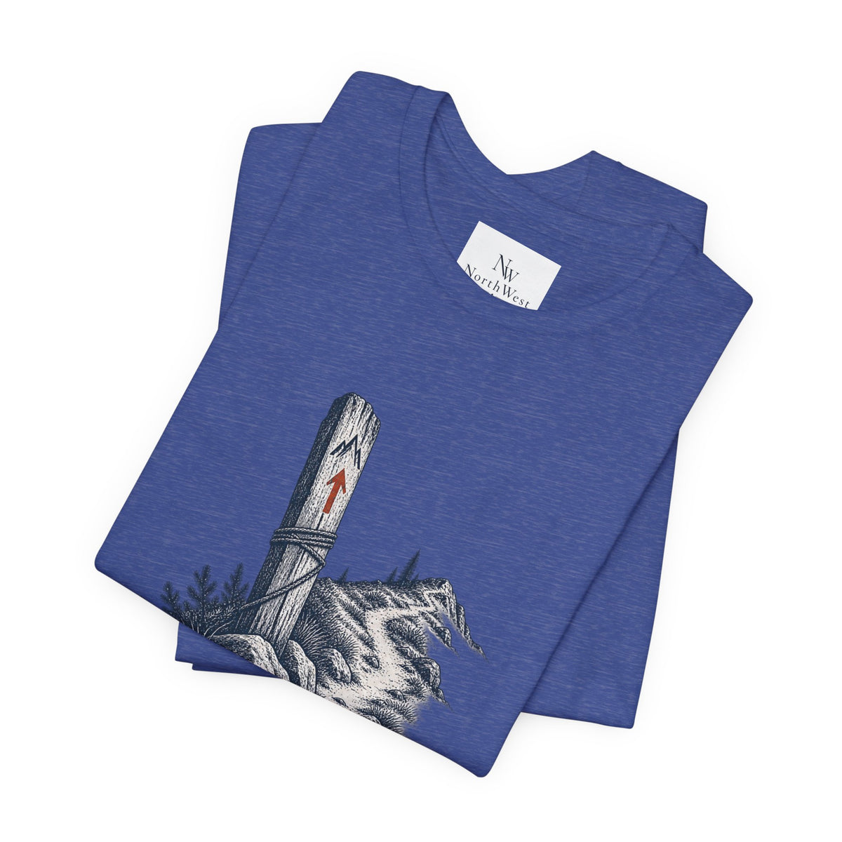Take The Long Way T‑Shirt — Scenic Hiking Adventure Tee ("Take the Long Way" / "The Long Way Home")