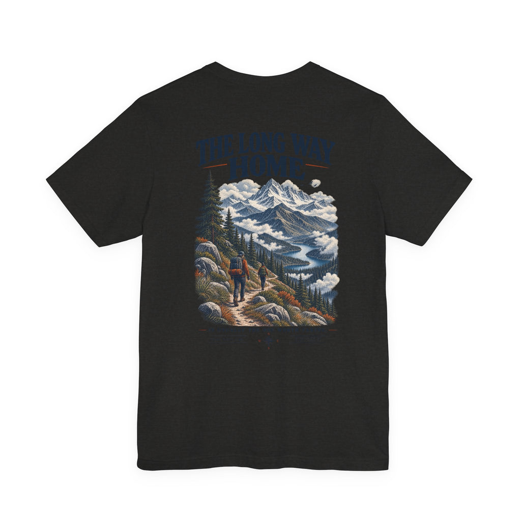 Take The Long Way T‑Shirt — Scenic Hiking Adventure Tee ("Take the Long Way" / "The Long Way Home")