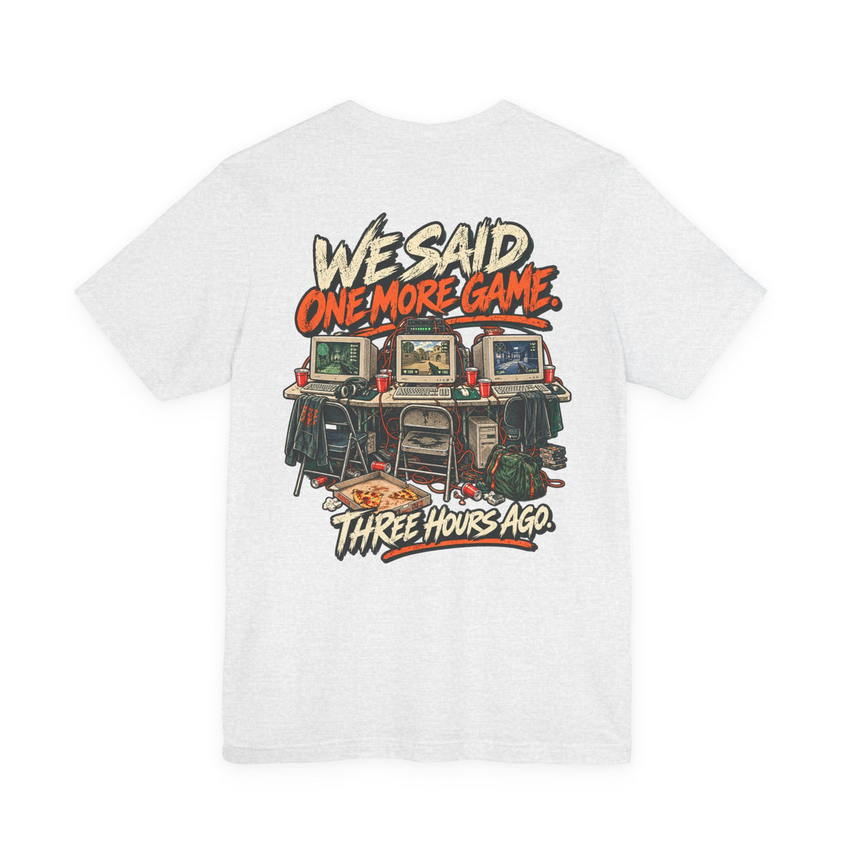 Gaming Tee — "One More Game" Retro LAN Party T-Shirt