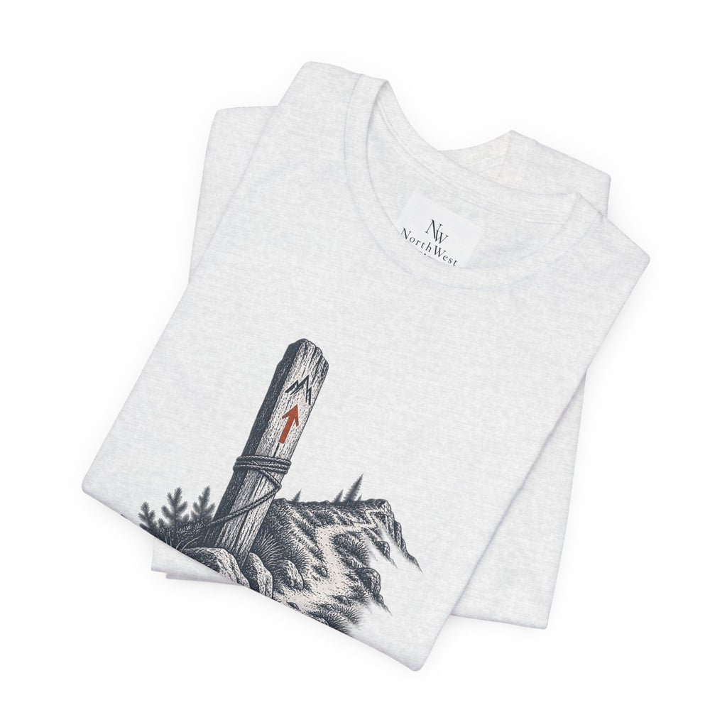 Take The Long Way T‑Shirt — Scenic Hiking Adventure Tee ("Take the Long Way" / "The Long Way Home")