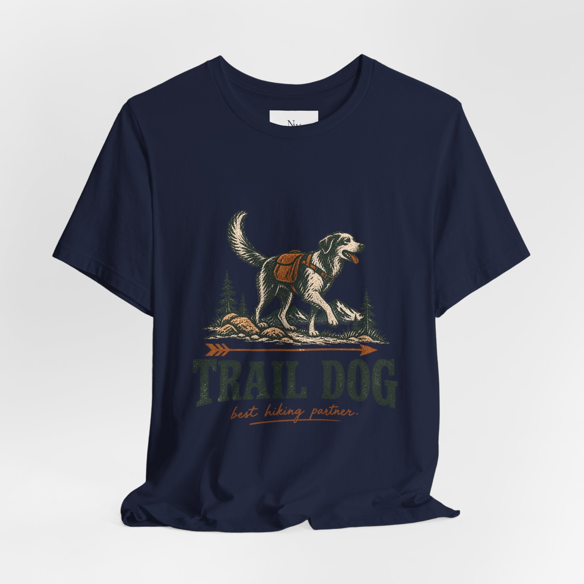 Trail Dog Tee — "Trails Are Better With Dogs" Outdoor Hiking Shirt