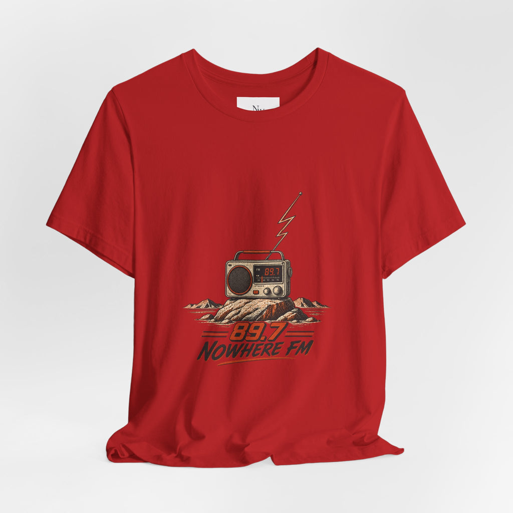 Desert Radio Tee — '89.7 Nowhere FM' Vintage Desert Radio Graphic T-Shirt
